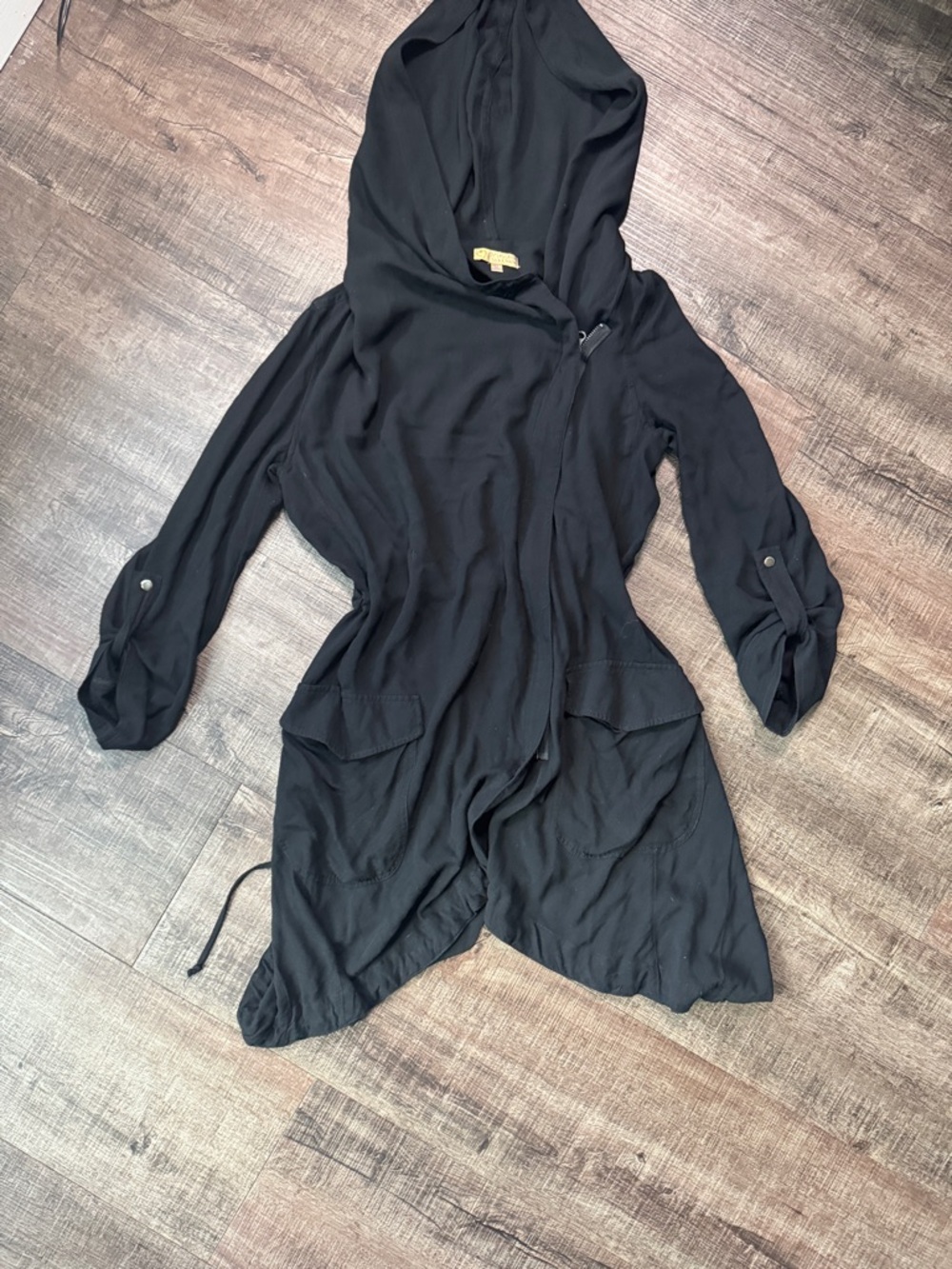 Princess Vera Wang Drapped Utility Anorak